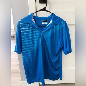 PGA Tour Men's Vibrant Blue Polo Shirt